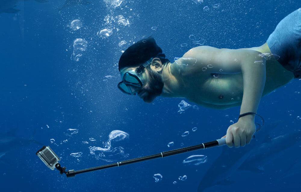 Selfie-Stick TELESIN mit Kugelkopf für Action-Kameras