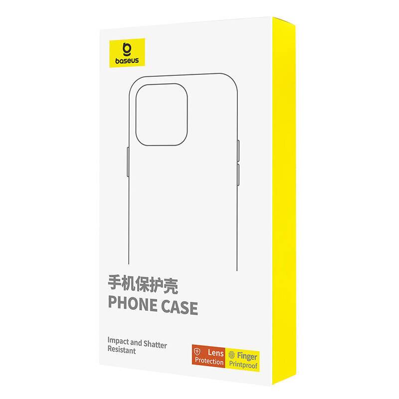 Handytasche mit Ständer Baseus SkyRing 360° für iP 14 Pro +Tempered-Glas und Reinigungsset (lila)