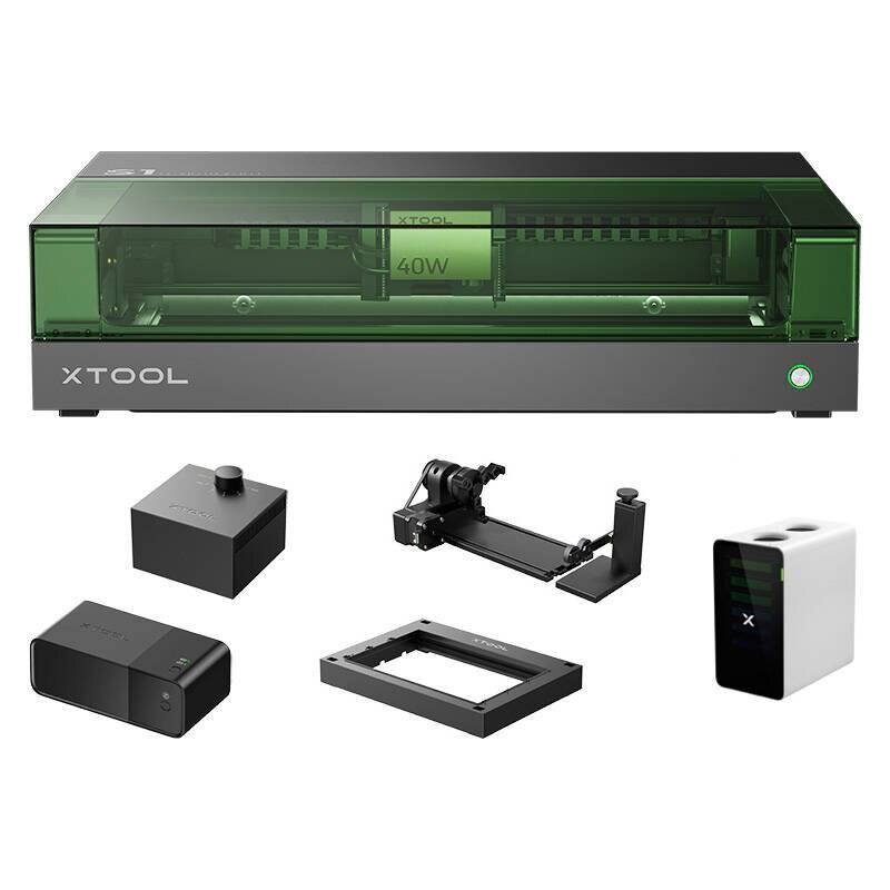 Lasergravierer 2-in-1 xTool S1 40W - All-in-One Kit (Schwarz)