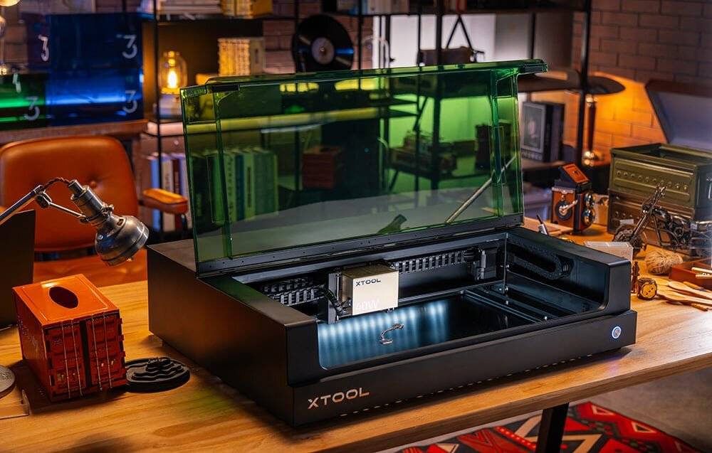 Lasergravierer 2-in-1 xTool S1 40W - All-in-One Kit (Schwarz)