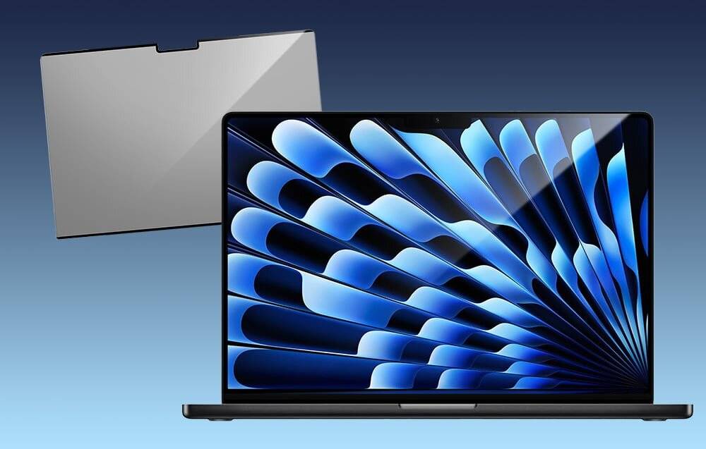 Baseus Magic Drawing magnetische Sichtschutzfolie MacBook Air 15.3" 2023/2024 + Reinigungsset