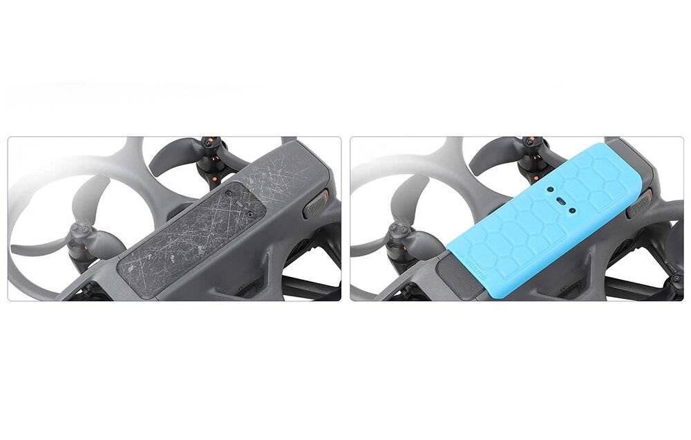 Schutzhülle + Propellerabdeckung SUNNYLIFE für DJI Avata 2 (blau)