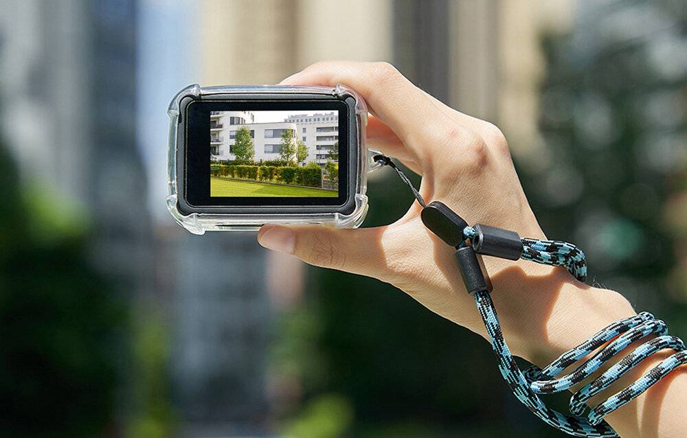 Tasche mit Objektivdeckel und Halsgurt PULUZ für GoPro Hero 9 / 10 / 11