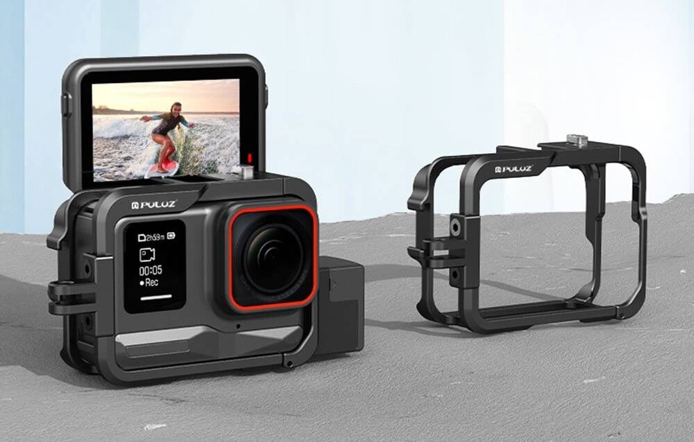 Metall-Schutzkäfig-Adapterrahmen PULUZ für Insta360 Ace Pro