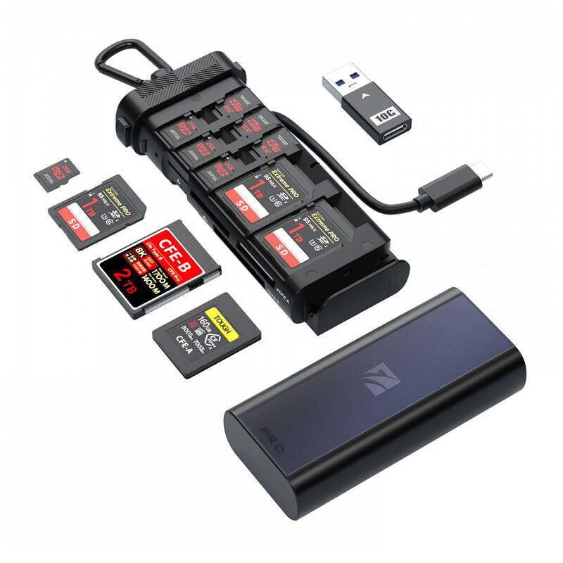Profi-Kartenleser FREEWELL CF A/B, SD, TF