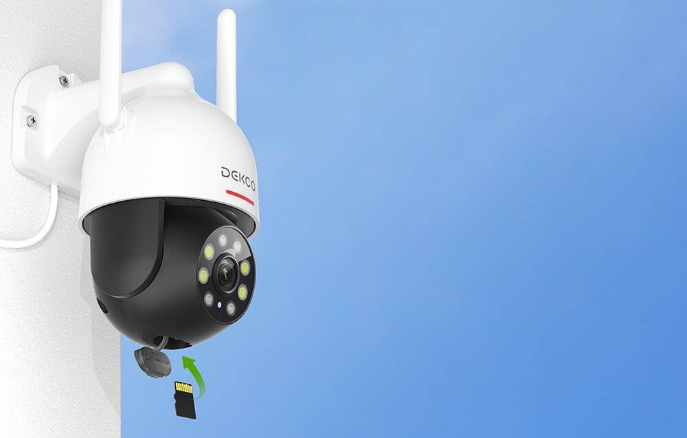 IP Außenkamera WiFi DEKCO DC5L 2K QHD 166°
