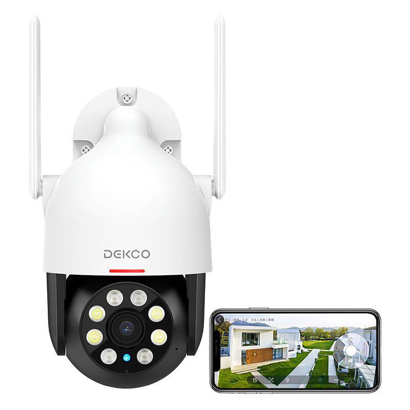 IP Außenkamera WiFi DEKCO DC5L 2K QHD 166°