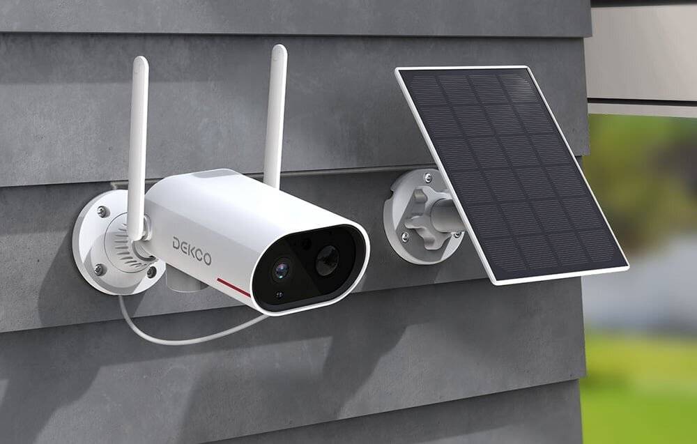 IP Outdoor WiFi Kamera mit Solarpanel DEKCO DC8L 3MP