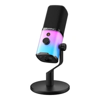 Maono PD100X RGB-Mikrofon Schwarz Maono PD100X RGB-Mikrofon Schwarz