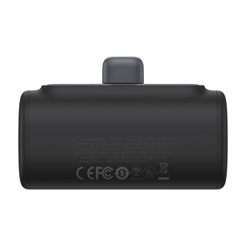 Powerbank OS-Baseus Compact IP 5000mAh 20W (schwarz)