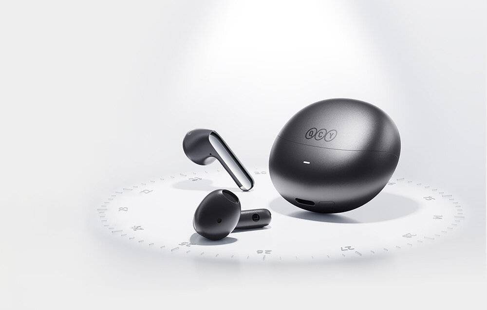 TWS QCY AilyBuds Pro HT10 Kopfhörer, ANC (schwarz)