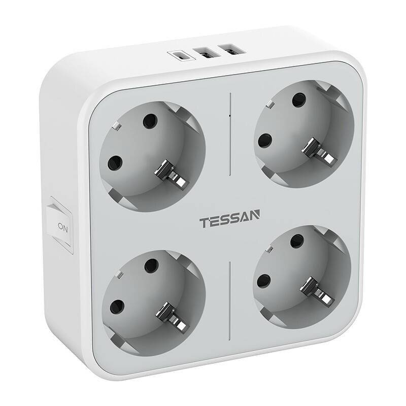 Tessan-Wandsteckdose TS-302-DE-C