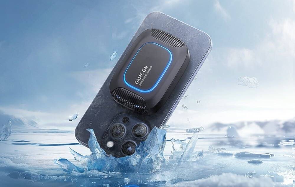 Baseus MagPro II Ultradünner Telefonkühler (schwarz)