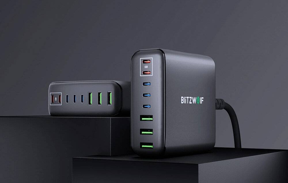 Wandladegerät Blitzwolf BW-S26 250W (schwarz)