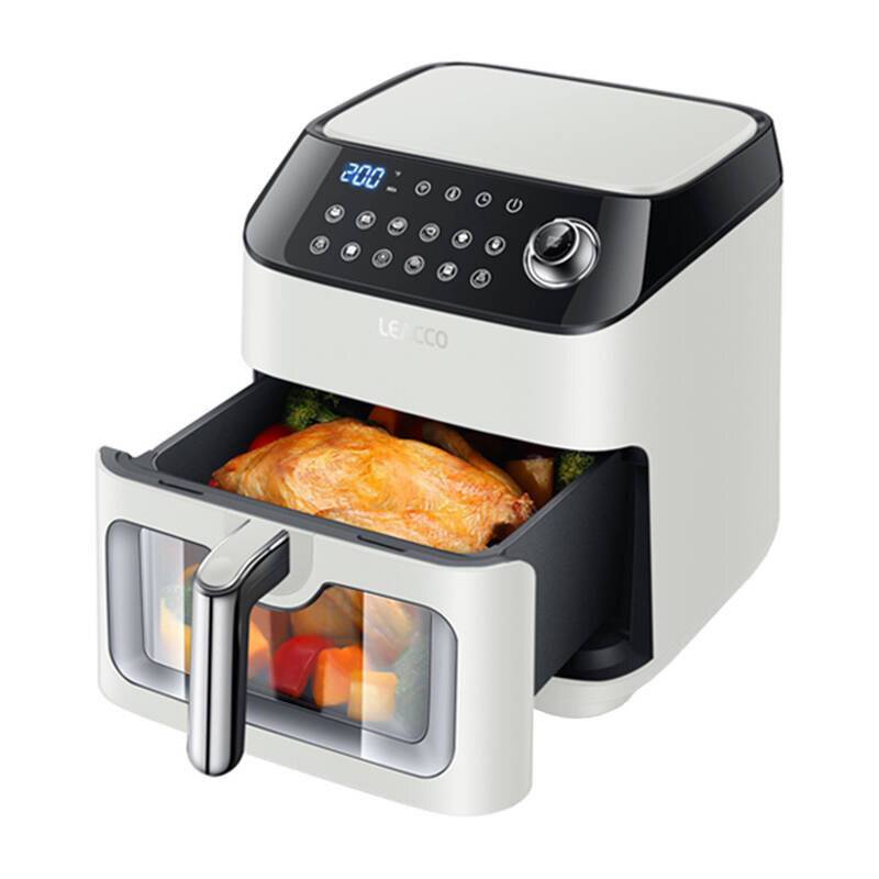 LEACCO 4.5L 1050W fettfreie Fritteuse AF020 Weiß