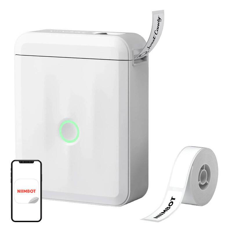 Niimbot D110M Tragbarer Etikettendrucker Weiß