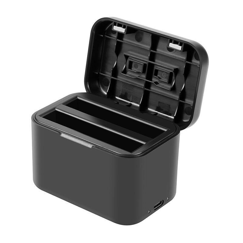 Ladetasche für Akkus und Speicherkarten PULUZ für Insta360 X4 (schwarz)