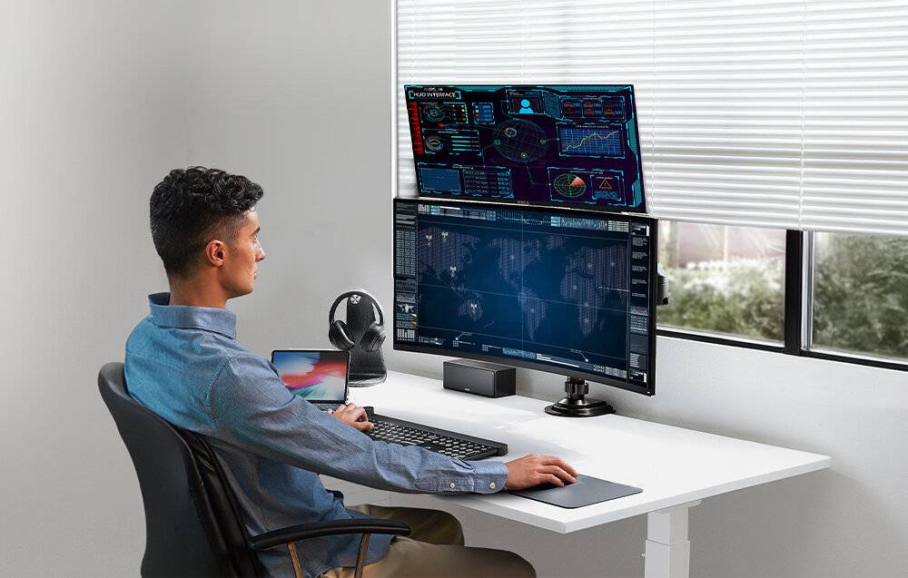 Huanuo HNDS8 Doppelmonitorhalterung 13-32"