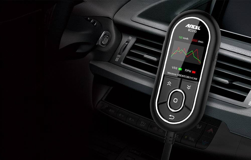 Ancel BD310 OBD2 Bluetooth-Diagnosescanner für iOS und Android