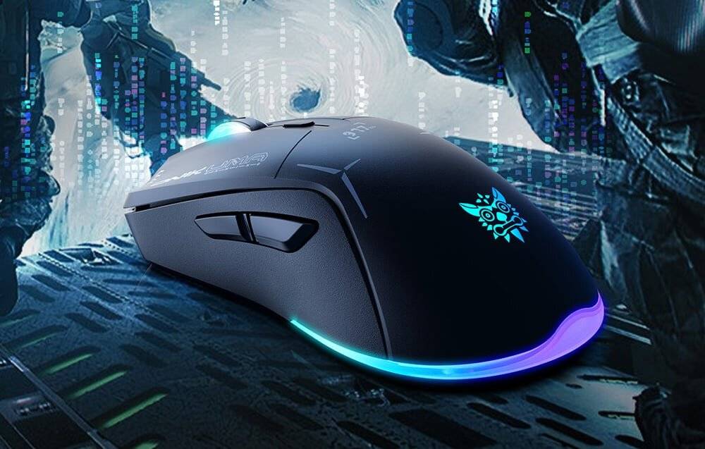 Onikuma CW917 Gaming-Maus (schwarz)