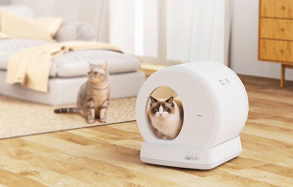 Intelligentes selbstreinigendes Katzenklo UBPet C10