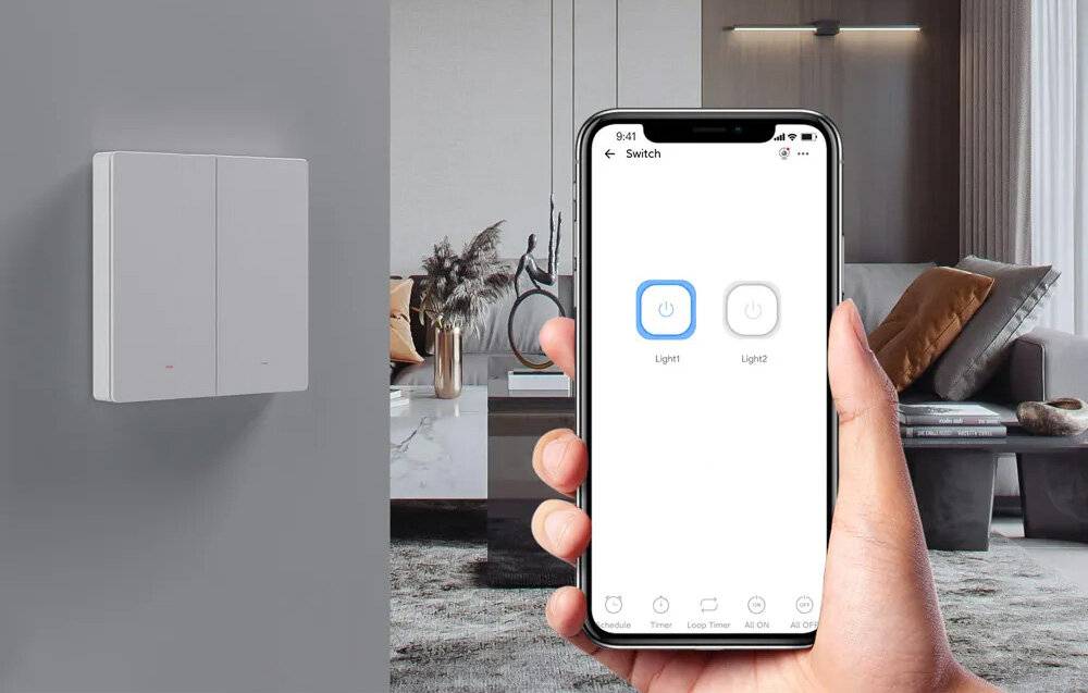 SONOFF M5-2C-86W WiFi Matter smart wall switch (2-Kanal)