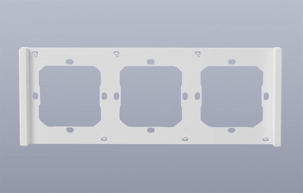 Rahmen für Schalter M5 80 dreifach 3-fach SONOFF M5-3C-80-FW (weiß)