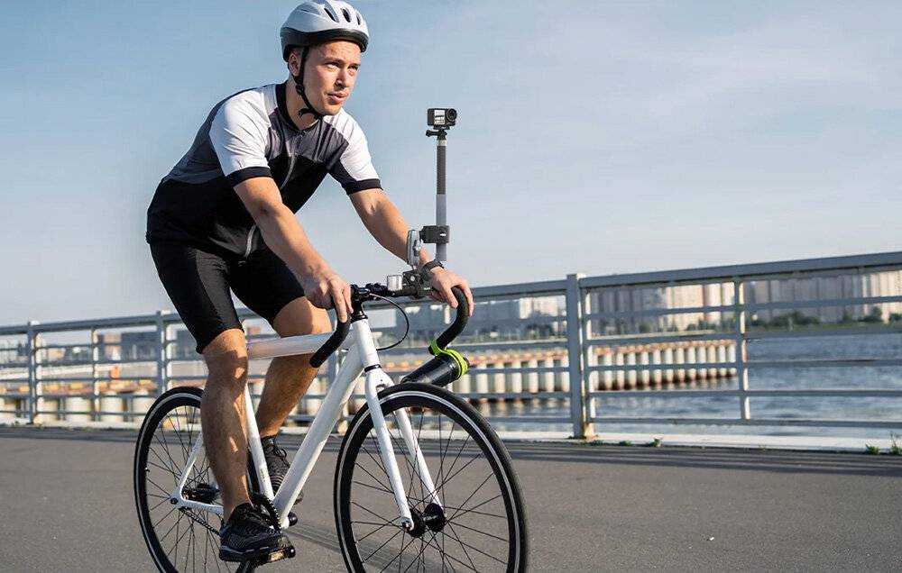 TELESIN Motorrad-/Fahrradhalterung für Sportkameras