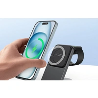 Magnetisches 3-in-1-Ladegerät Choetech T611-F 15W für iPhone 12/13/14/15 Serie Magnetisches 3-in-1-Ladegerät Choetech T611-F 15W für iPhone 12/13/14/15 Serie