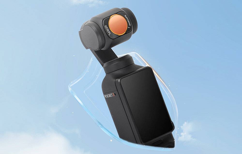 Filtry ND8/PL, ND16/PL, ND32/PL, ND64/PL Sunnylife für DJI Osmo Pocket 3