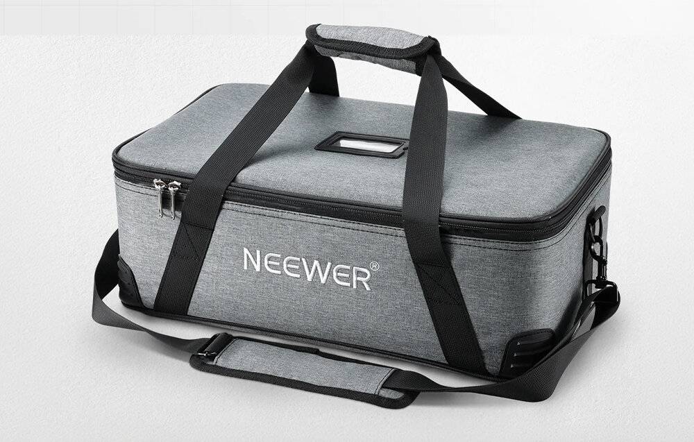 Neewer Fototasche Grau B0C8HWZB8F Oxford-Material PVC-Beschichtet Verstellbare Schaumstoffteiler