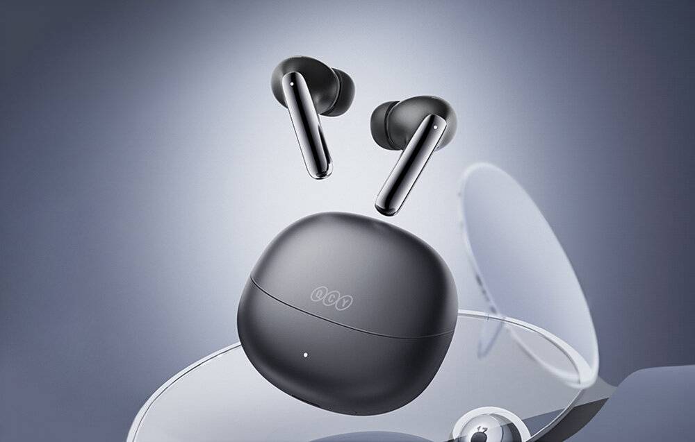 TWS QCY MeloBuds Pro HT08 Kopfhörer, ANC (schwarz)