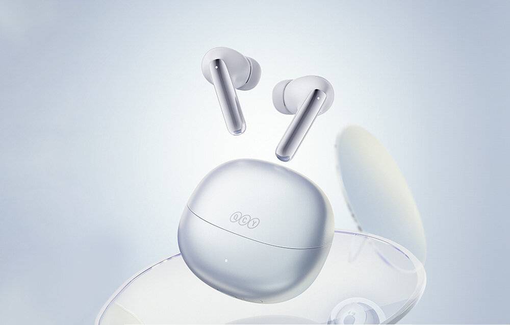 TWS QCY MeloBuds Pro HT08 Kopfhörer, ANC (weiß)