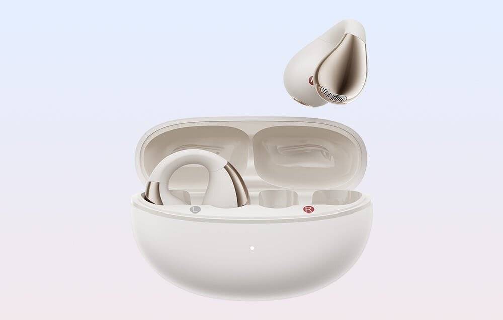 QCY Crossky Clip C30 Kopfhörer (weiß)