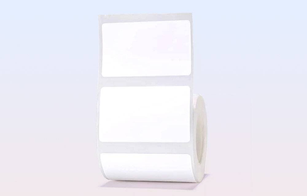 Thermo-Etiketten Niimbot-Aufkleber 50x30 mm - 225 Stück. Weiß