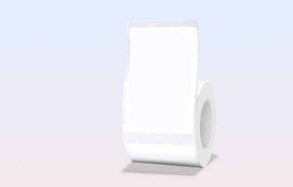 Thermo-Etiketten Niimbot-Aufkleber 50x70 mm - 100 Stück. Weiß