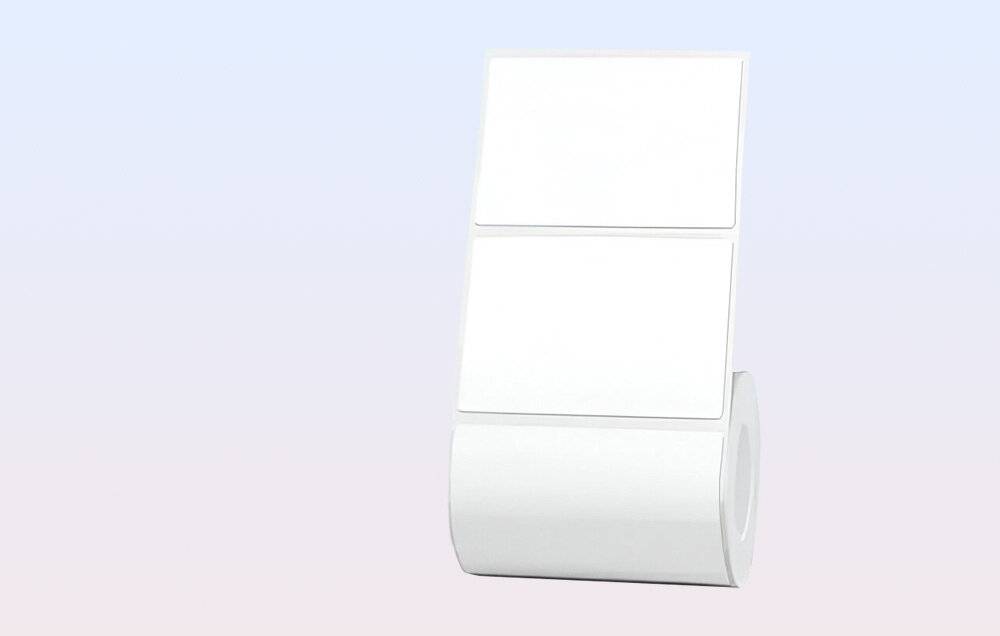 Thermoetiketten Niimbot Aufkleber 60x40 mm - 690 Stk. Weiß