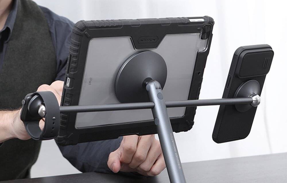 Nillkin SnapBranch Modulare Halterung für Tablet und Uhr (grau)