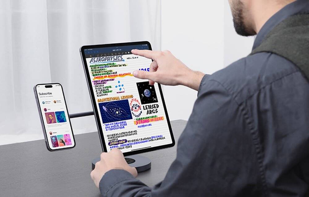 Nillkin SnapBranch Modulare Halterung für Tablet und Uhr (grau)