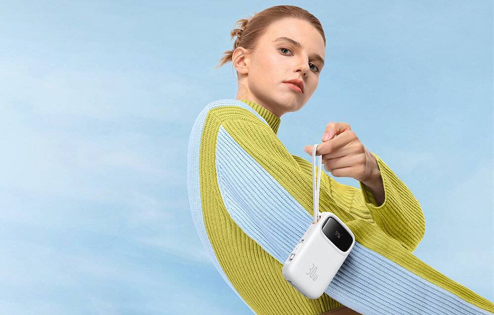 Baseus QPow 2 10000mAh 30W Powerbank (weiß)