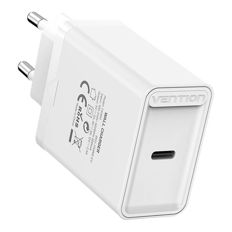 Vention FAIW0-EU USB-C 30W Wandladegerät (weiß)
