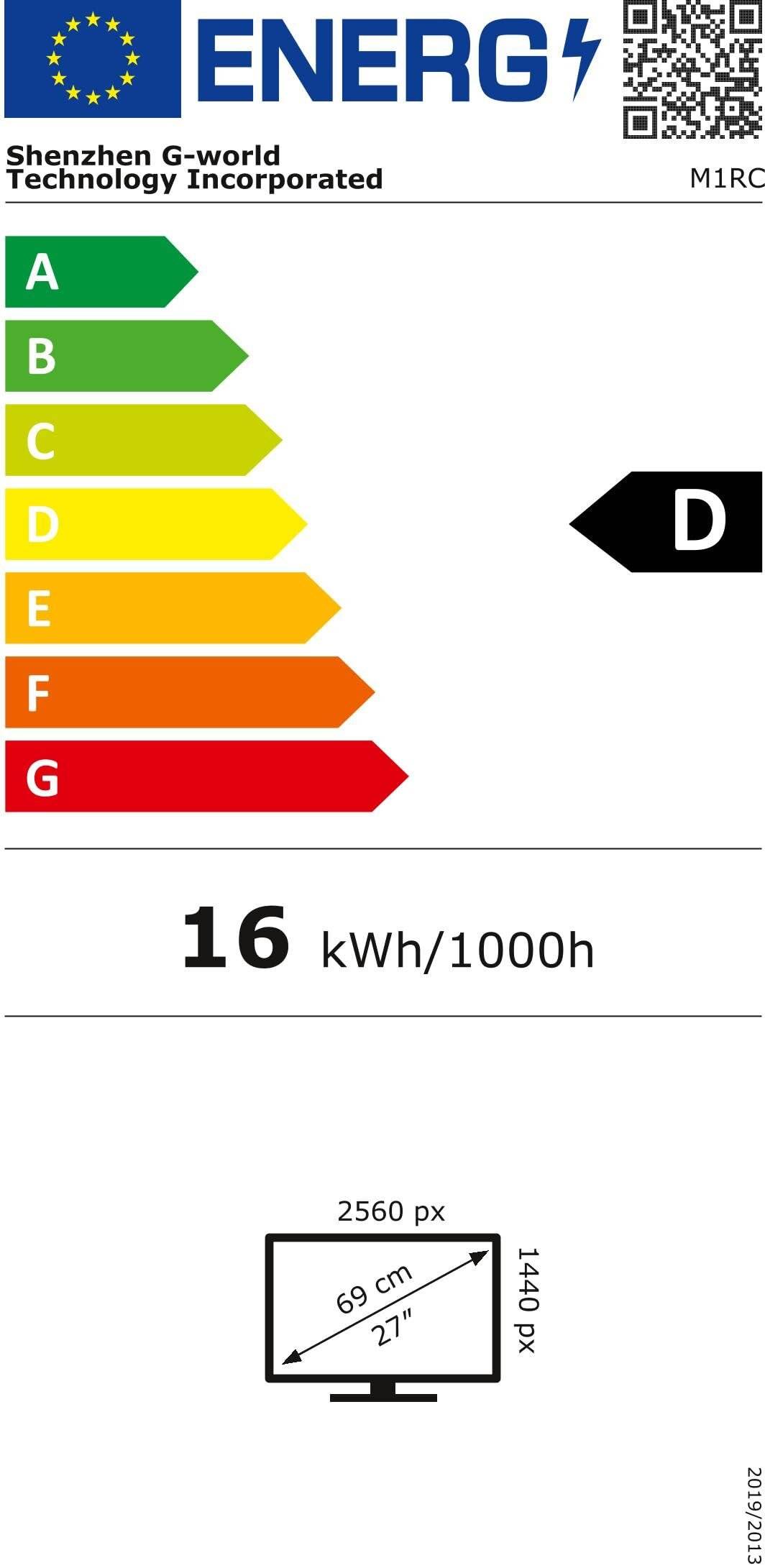 Arzopa M1RC 27 Zoll QHD-Monitor, 180Hz, FAST-IPS, 1ms, HDR10, FreeSync