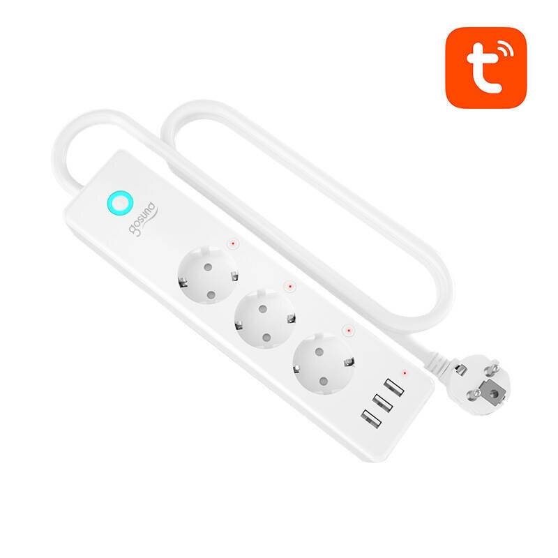 Gosund P1 PLUS smart WiFi Steckdosenleiste (3x AC schuko, 3x USB-A) Tuya