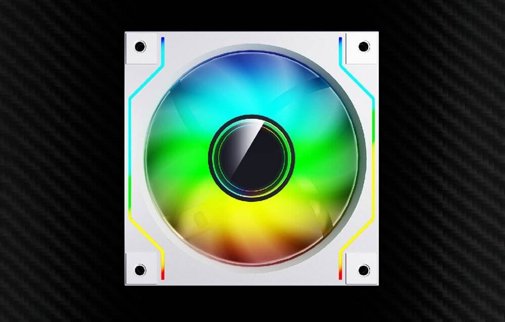 Darkflash DM20 Computer-Lüfter (weiß)