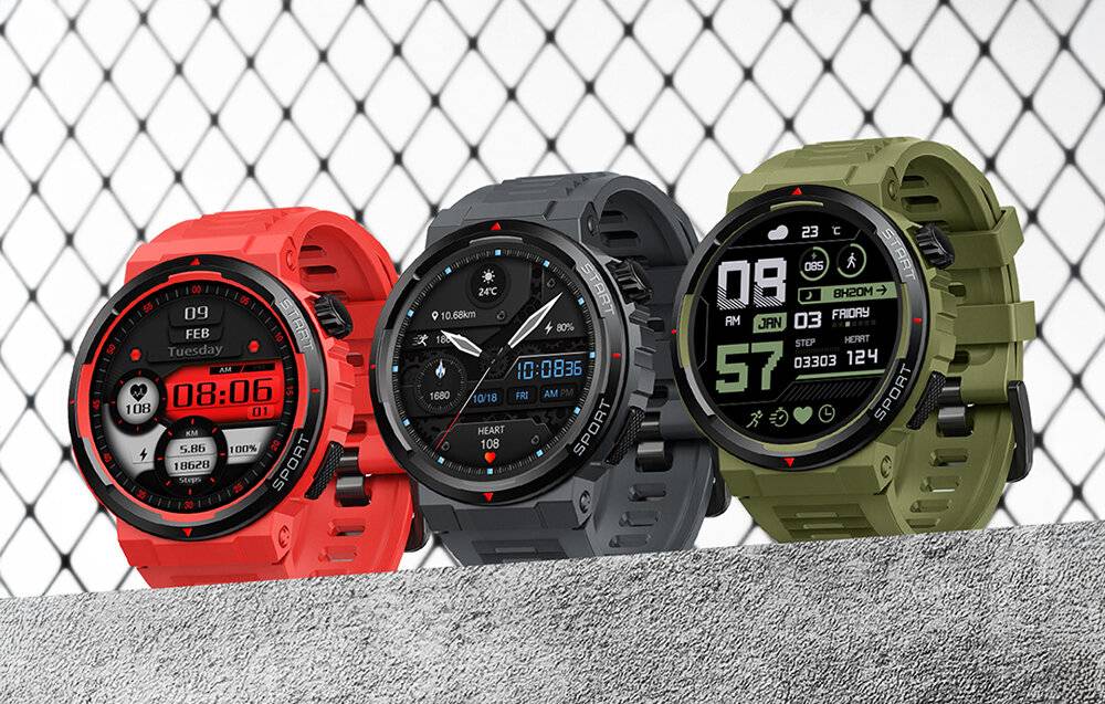 Zeblaze Ares 3 Plus Smartwatch (Schwarz)