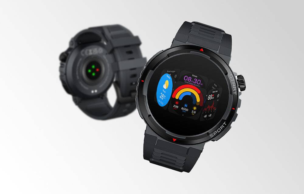 Zeblaze Ares 3 Plus Smartwatch (Schwarz)