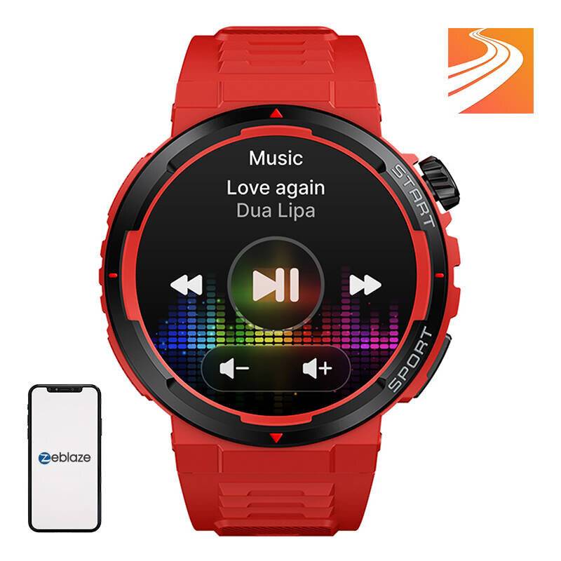 Zeblaze Ares 3 Plus Smartwatch (Rot)
