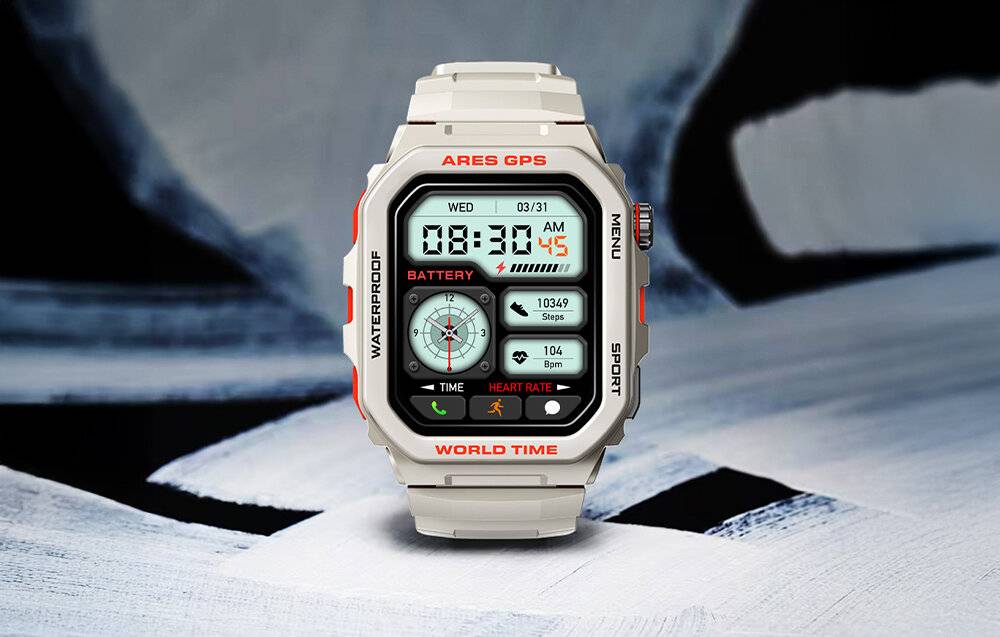 Zeblaze Ares GPS-Smartwatch (weiß)