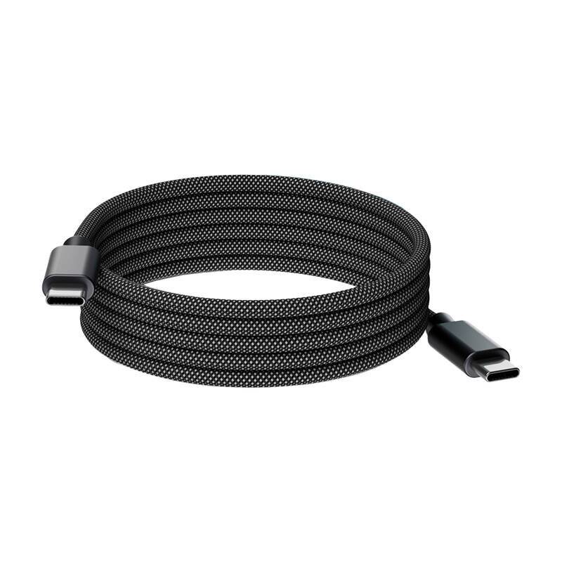 Choetech XCC-1052 USB-C auf USB-C magnetisches Kabel, PD 240W 1,2m (schwarz)