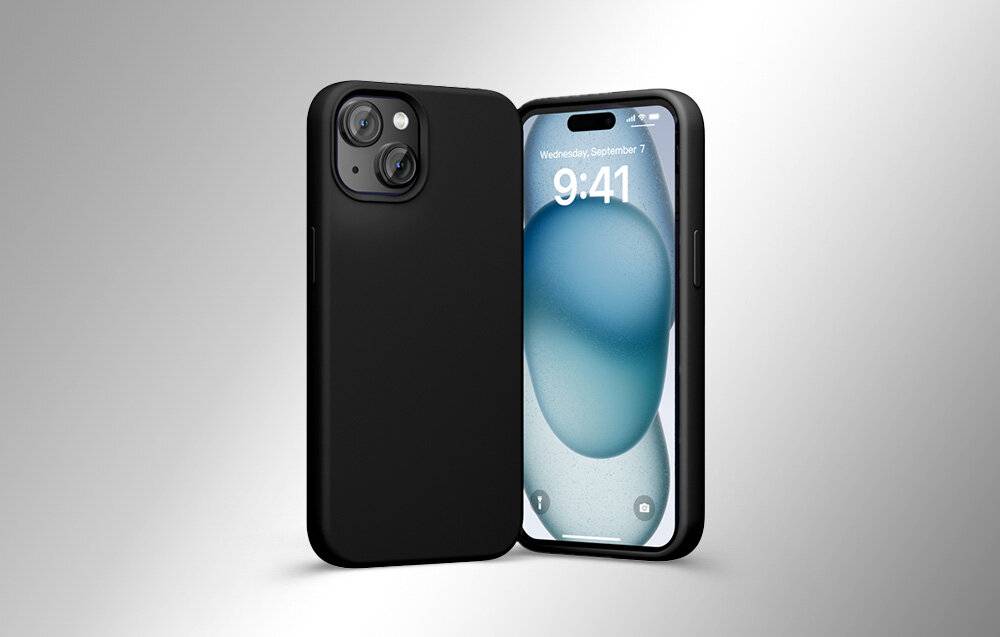 Vention KUFL0-30 Silikonhülle für iPhone 15 Pro (blau)